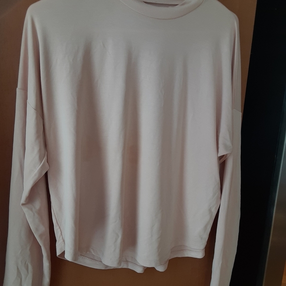 Madewell sandwashed mockneck shirt - Picture 3 of 3